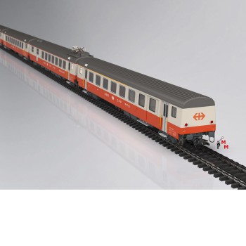 (Neu) Märklin 42190 Personenwagen-Set "Swiss Express", Ep.IV, (4 Wagen)