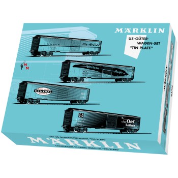 (Neu) Märklin 45712 US Güterwagen-Set "Tin Plate", MHI