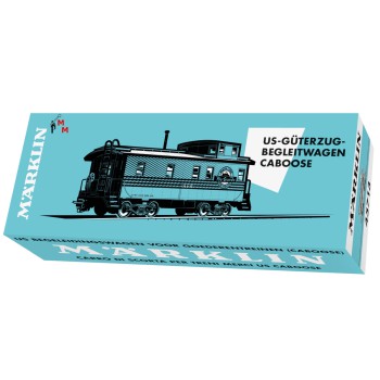 (Neu) Märklin 45713 US Güterzug-Begleitwagen Caboose, "Tin Plate", MHI,