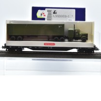 Lima L302852-1 Flachwagen mit US Militär-Truck (Wiking), (66414)