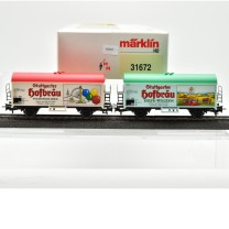 Märklin 31672 Bierwagen-Set "Stuttgarter Hofbräu", (66907)