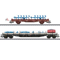 (Neu) Märklin 46405 Rungenwagen-Set 1 "Landwirtschaftliche Geräte", MHI,