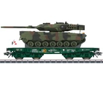 (Neu) Märklin 48870 Schwerlast-Flachwagen mit Leopard 2, Ep.VI,