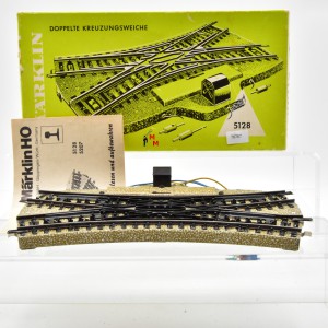 Märklin 5128 M-Doppelte Kreuzungsweiche, (78787)