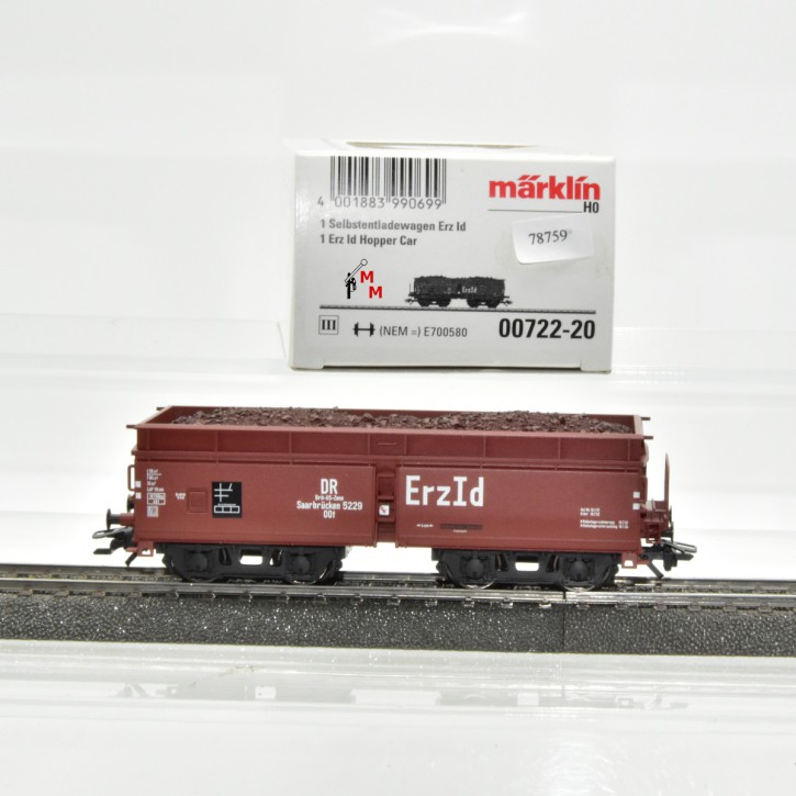 Märklin 00722-20 Selbstentladewagen Erz Id der DB, (78759)