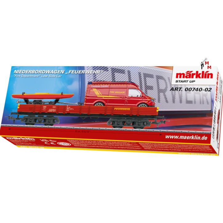 (Neu) Märklin 00740.02  Display "Themenwelten", in roter Farbgebung, Wagen einzeln,