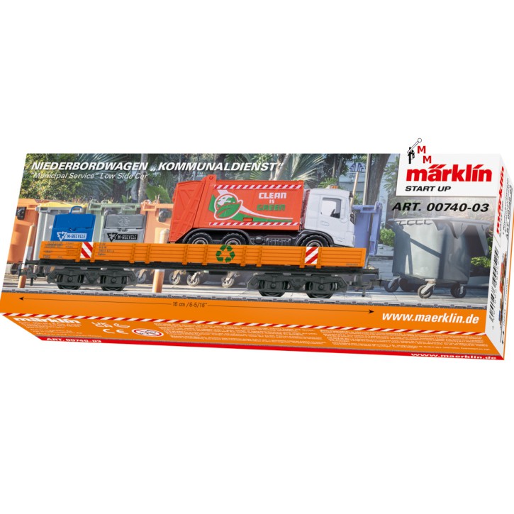 (Neu) Märklin 00740.03  Display "Themenwelten", in  orangefarbener Farbgebung, Wagen einzeln,