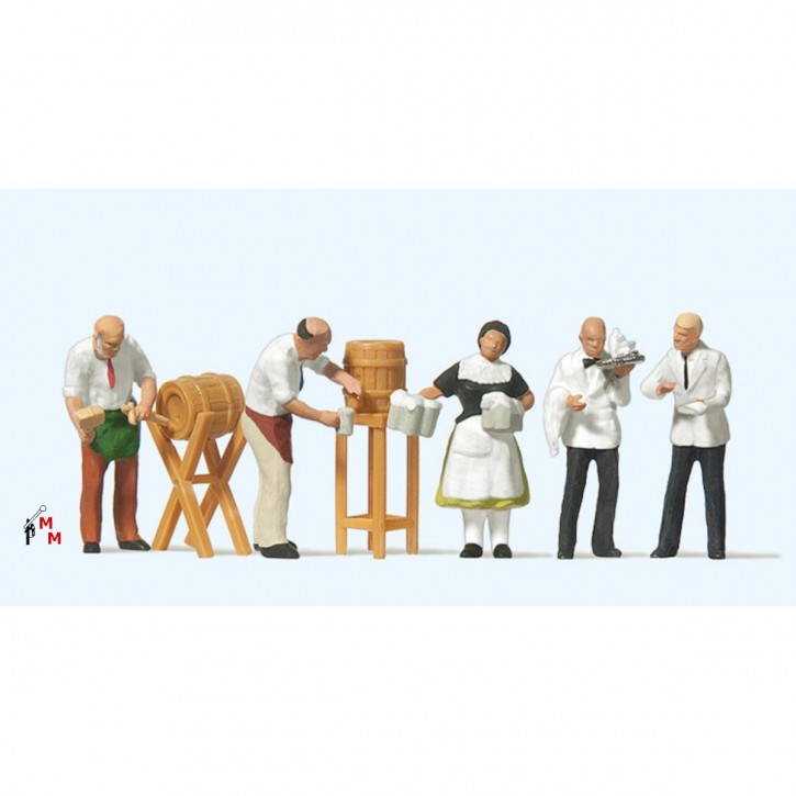 (Neu) Preiser 10210 Figuren Bierausschank