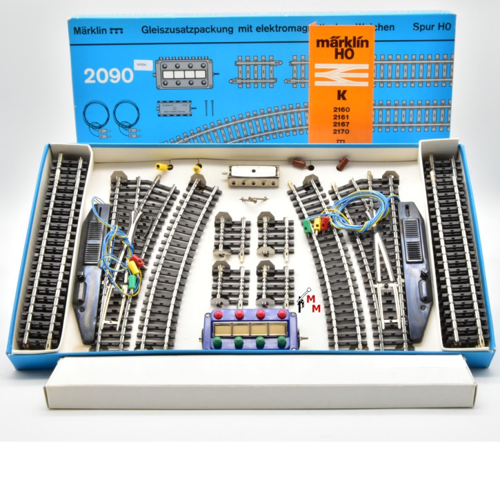 Märklin 2090 Gleis Zusatzpackung, Hohlprofilgleis, (66006)