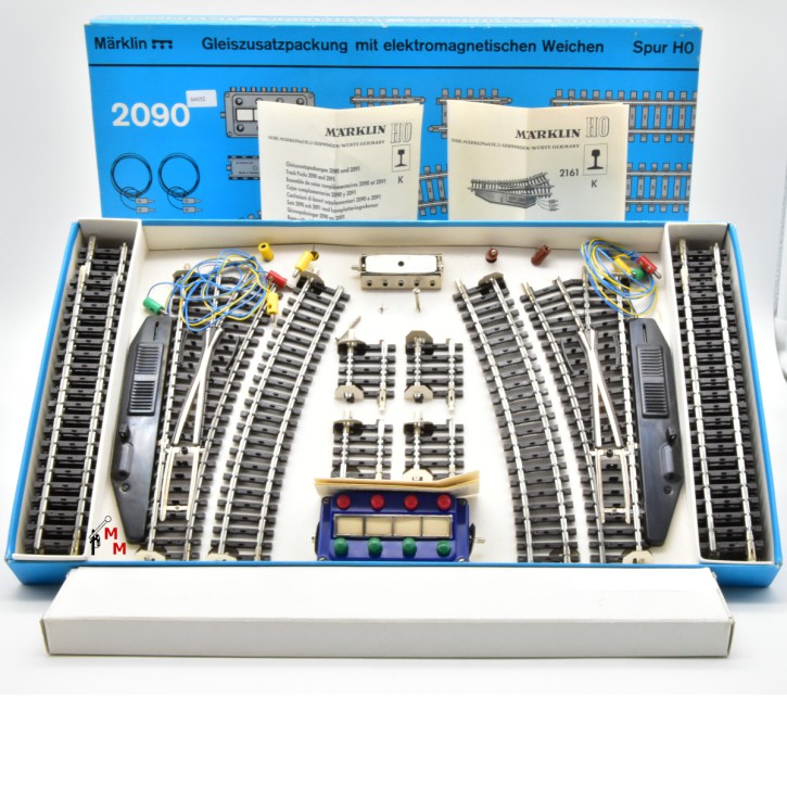 Märklin 2090 Gleis Zusatzpackung, Hohlprofilgleis, (66052)