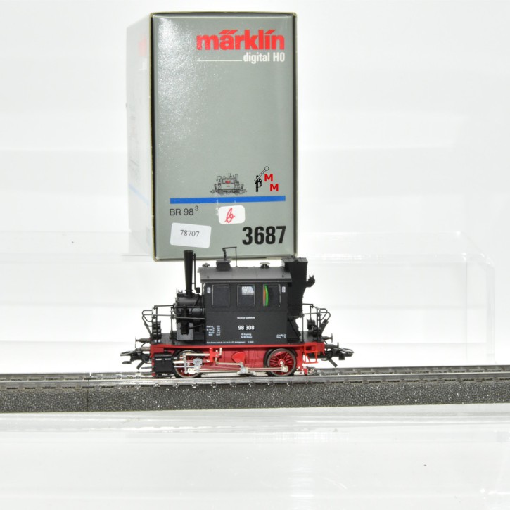 Märklin 3687 Dampflok "Glaskasten" der DB, (78707)