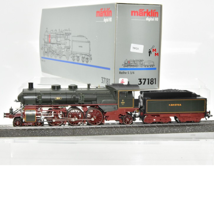 Märklin 37181 Dampflok Reihe S 3/6 der K.Bay.Sts.B., (78924)