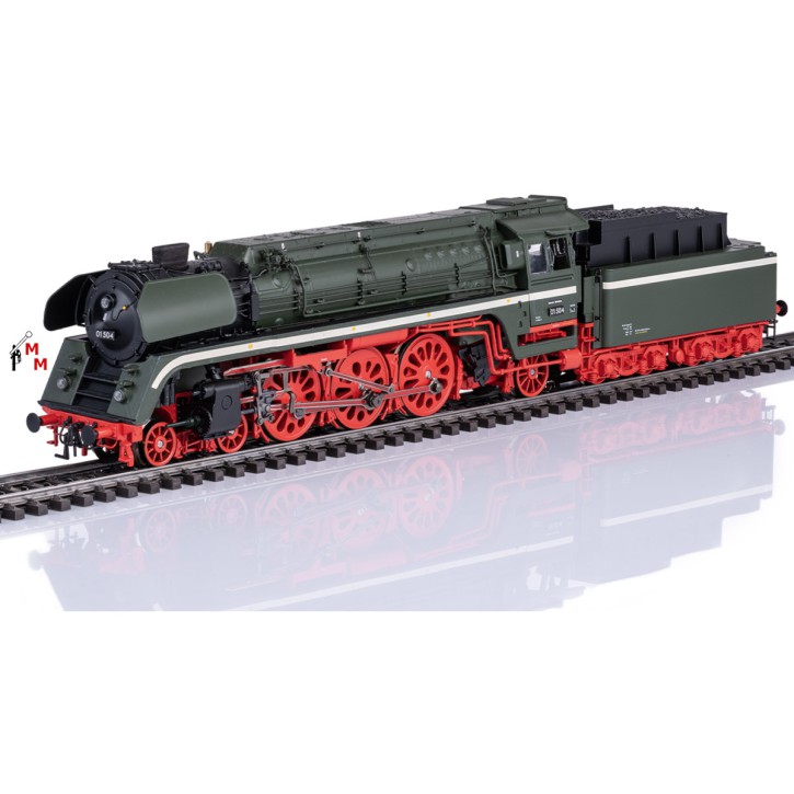 (Neu) Märklin 38205 Dampflok BR 01 504, grün, DR, Ep.III,