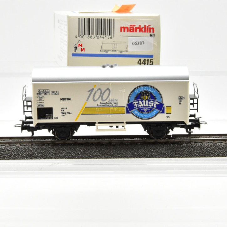 Märklin 4415/95004 Bierwagen "100 Jahre Faust", (66387)