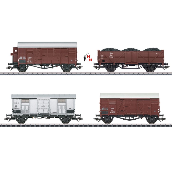 (Neu) Märklin 46564 Güterwagen-Set derÖBB, Ep.III, passend zur BR 52 (39533)