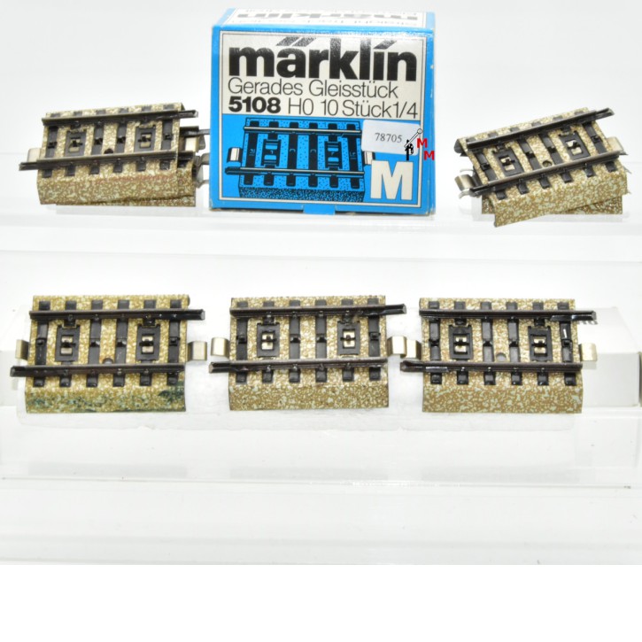 Märklin 5108 M-Gleis-gerades Gleisstück, (78705)