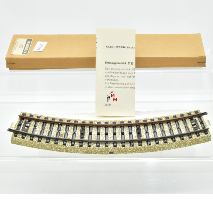 Märklin 5130 M-Entstör-Gleis-Gebogen, (78796)