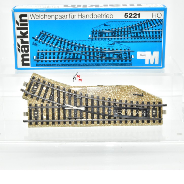 Märklin 5221.001 M- Handweiche rechts, (78784)