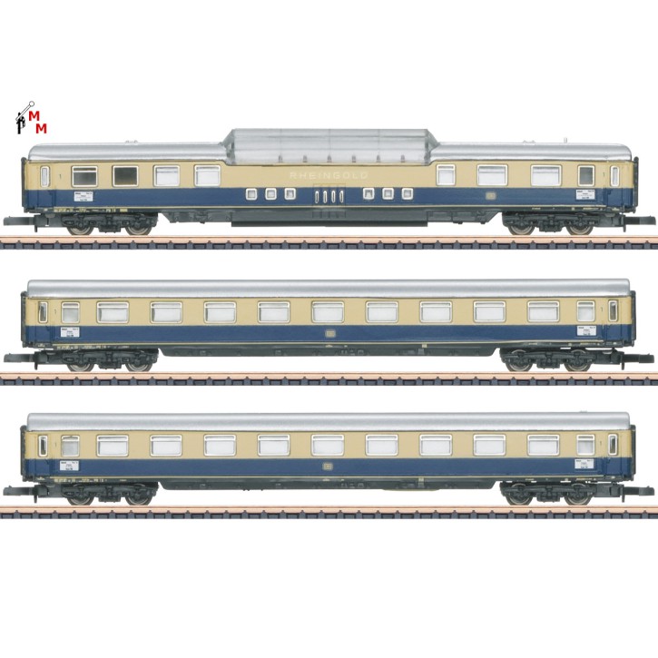 (Neu) Märklin Spur Z 87266 Wagen-Set 1 "Rheingold", MHI,